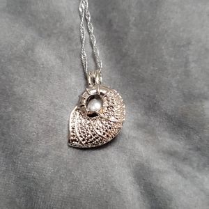 Silver plated pendant